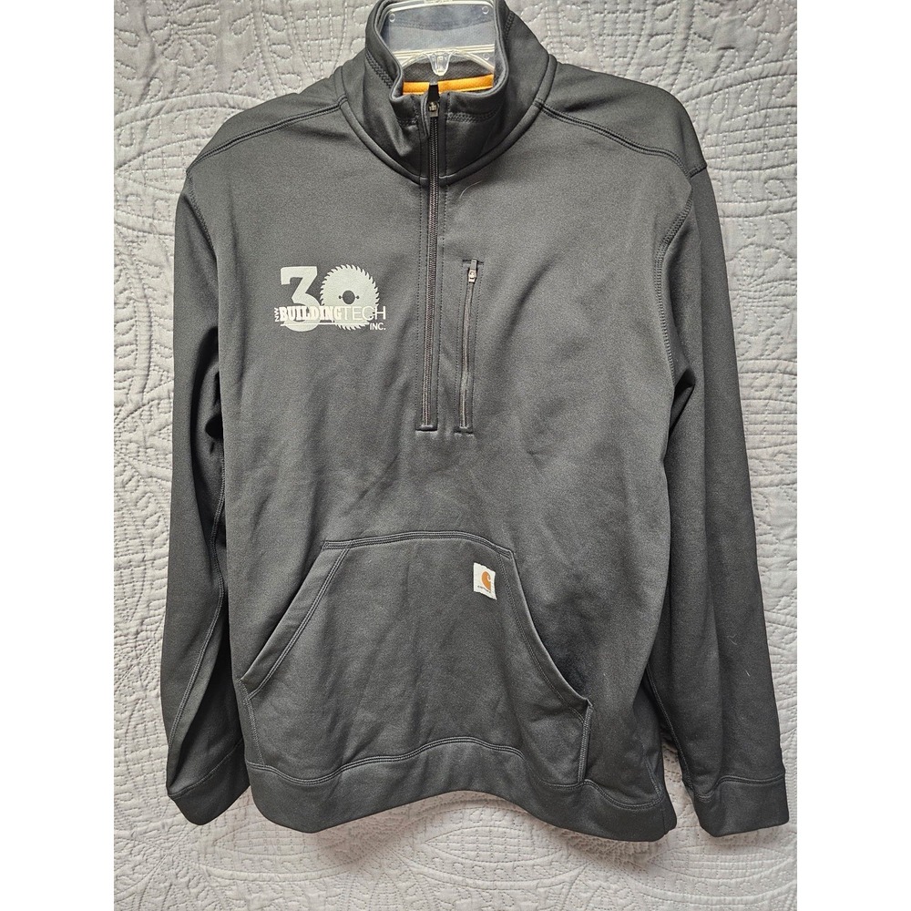 Carhartt Jacket Mens L‎ Black Force Relaxed Workwear Outdoor Active Athletic
